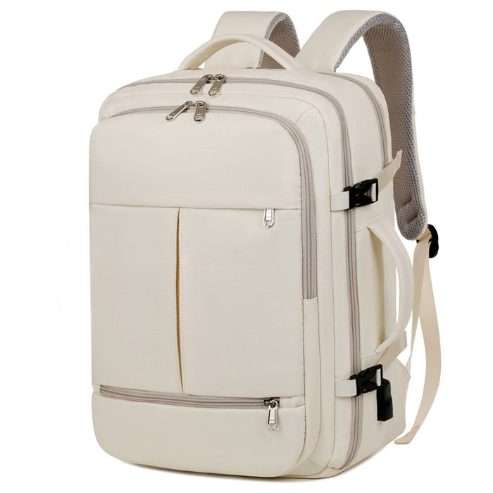 Avery | Large Travel Laptop Backpack with USB Port and Luggage Strap