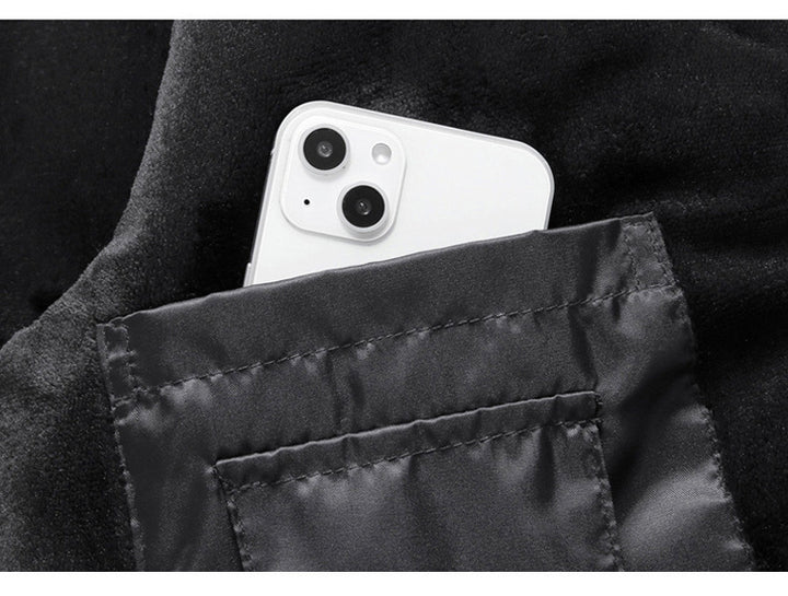 Men's diamond quilted bomber jacket