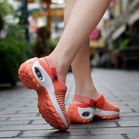 Women's Sneakers with Air Cushion Sole and Orthopedic Design