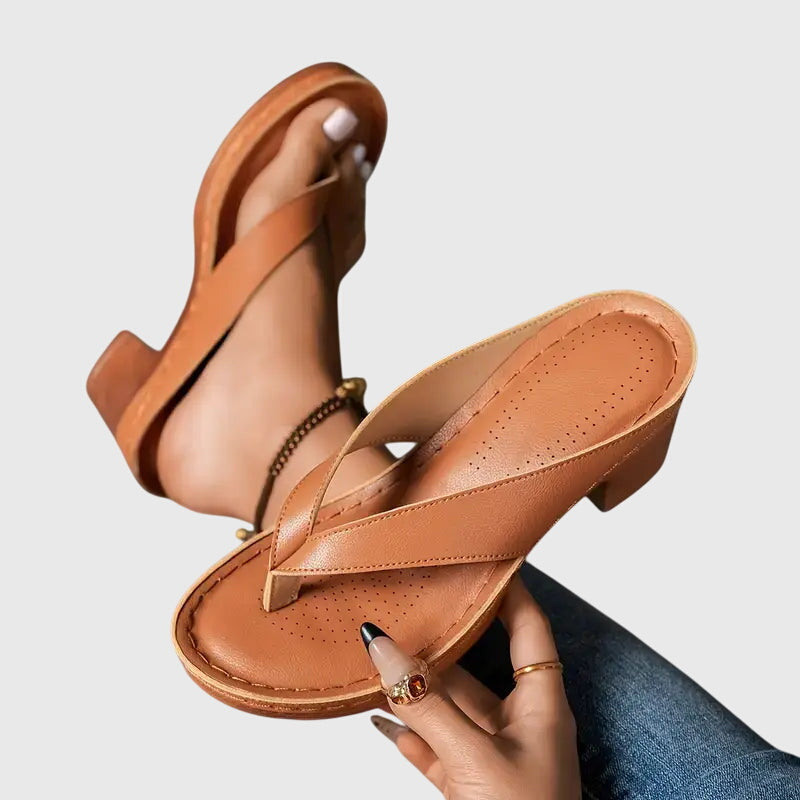 Women's Orthopedic Sandals with Ergonomic Footbed and Shock-Absorbing Sole