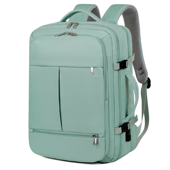 Large travel laptop backpack with many pockets