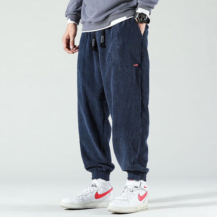 Men's Drawstring Jogger Pants with Elastic Cuffs