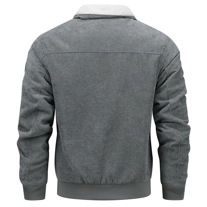 Men's corduroy sherpa lined jacket