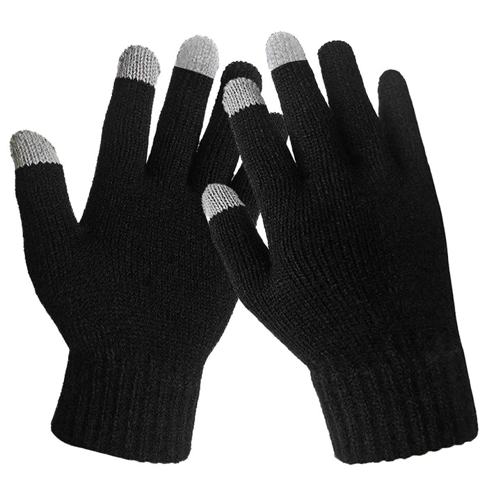 Peyton | Knit Touchscreen Gloves with Three Conductive Fingertips