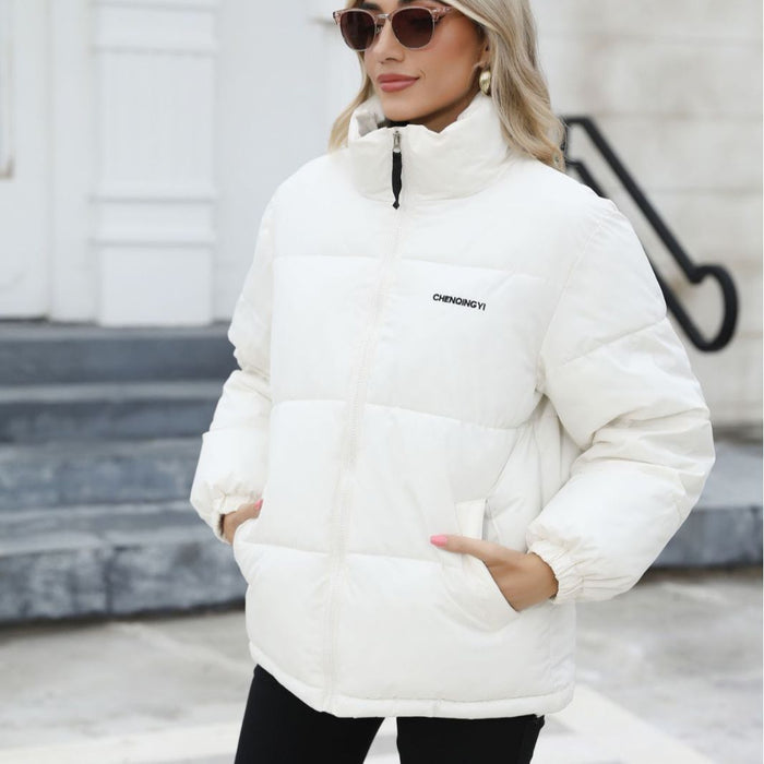 Madison | Windproof Padded Puffer Jacket with Stand Collar