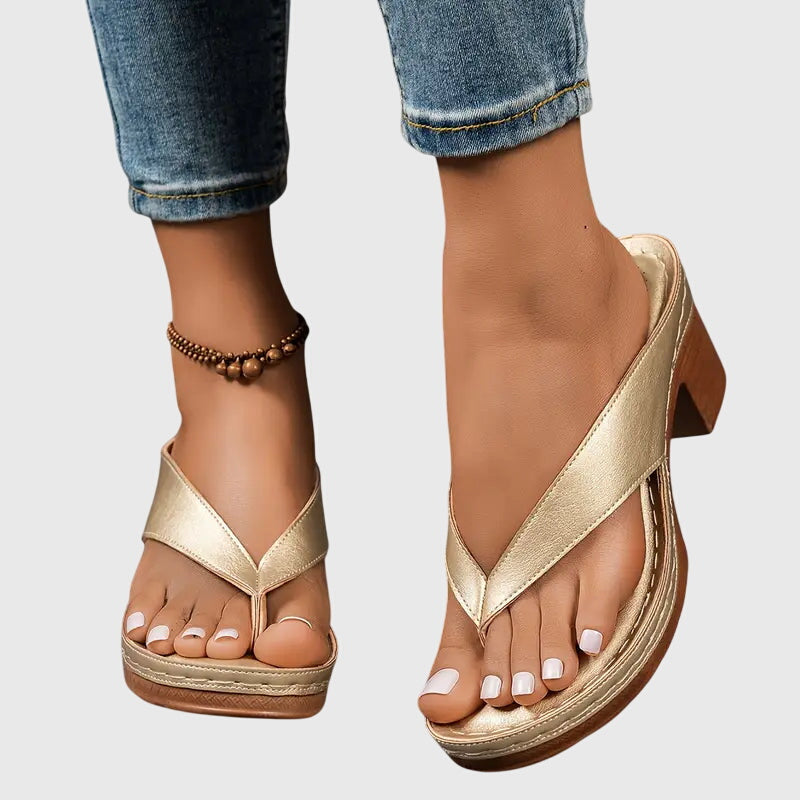 Women's Orthopedic Sandals with Ergonomic Footbed and Shock-Absorbing Sole