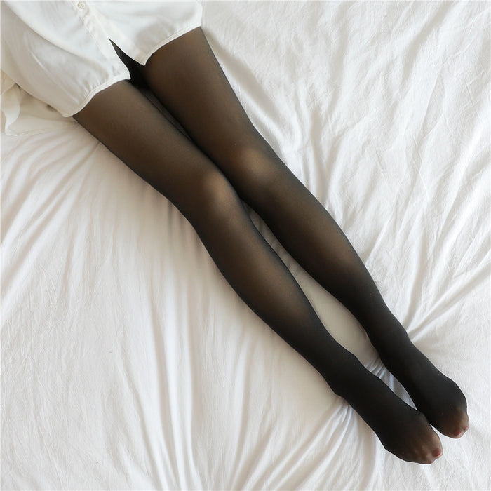 Harper | Fake Sheer Fleece Lined Tights in Three Warmth Levels