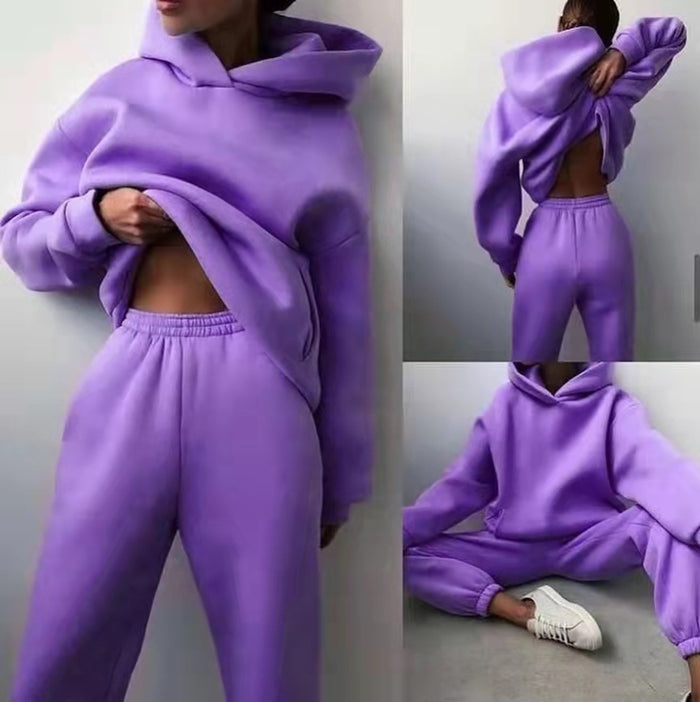 Kinsley | Two-Piece Hoodie and Jogger Sweatsuit Set