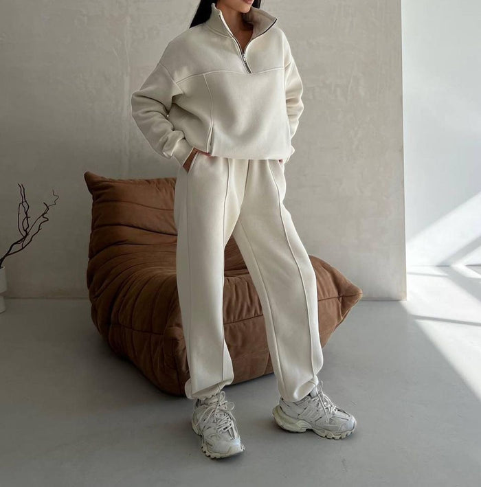 Peyton | Half-Zip Fleece Tracksuit Set for Women
