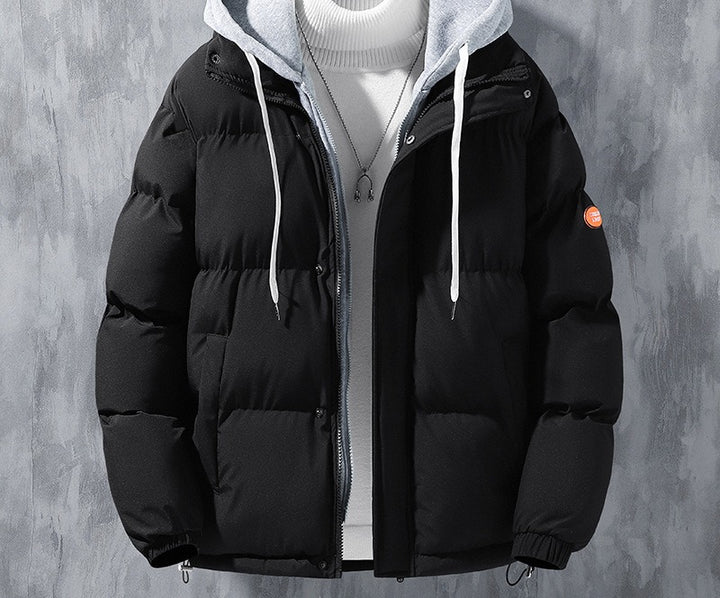 Men's hooded puffer jacket