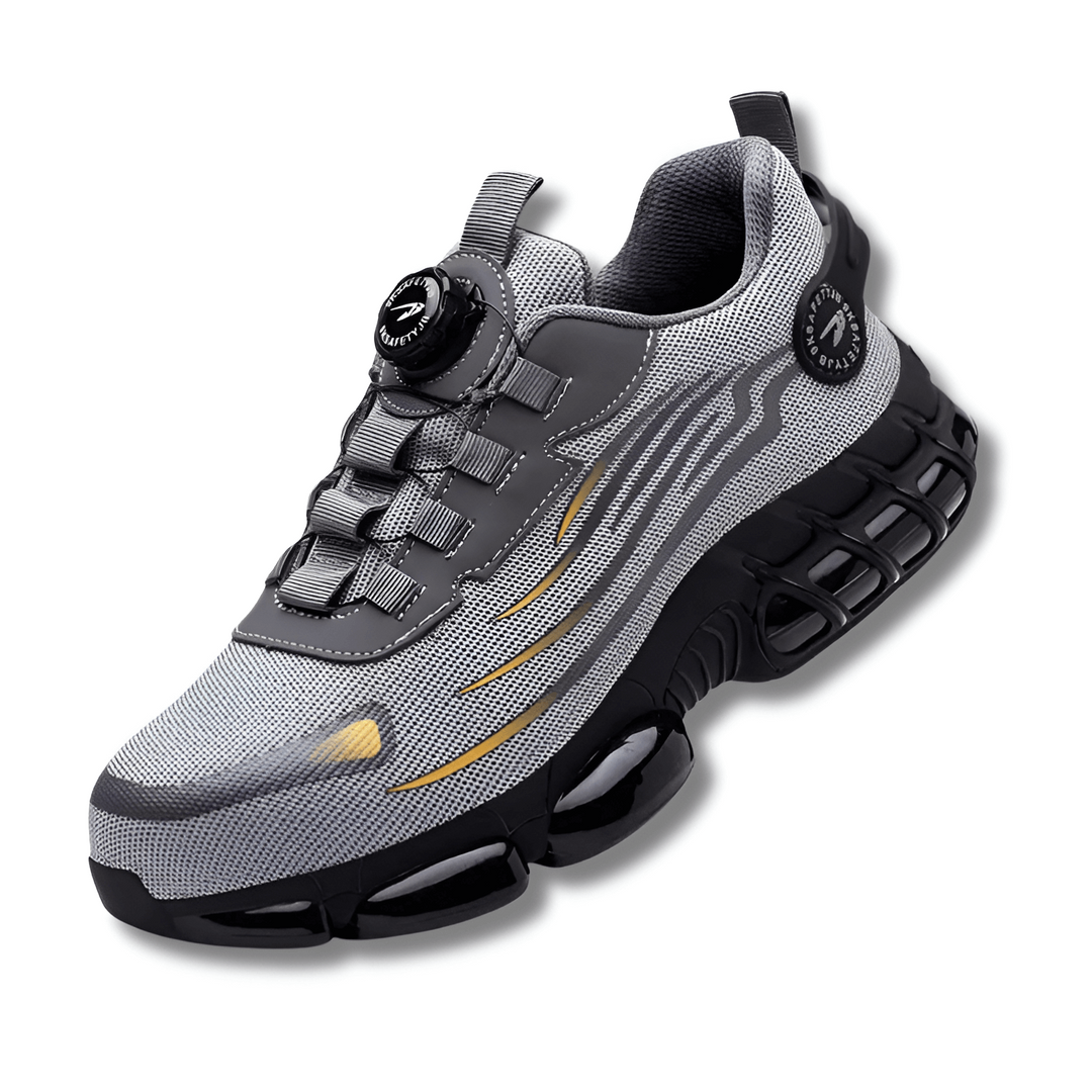 Men's Safety Shoes with Steel Toe and Puncture Resistant Sole