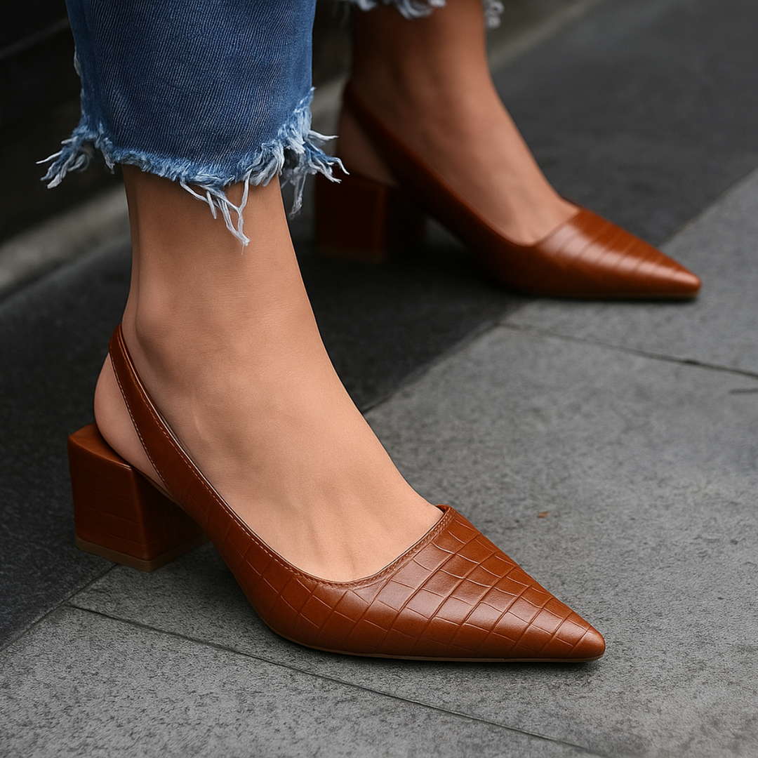 Women's Orthopedic Heels with Cushioning and Elegant Design