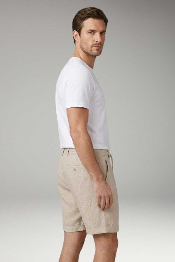 Men's Casual Shorts with Drawstring Waist and Side Pockets