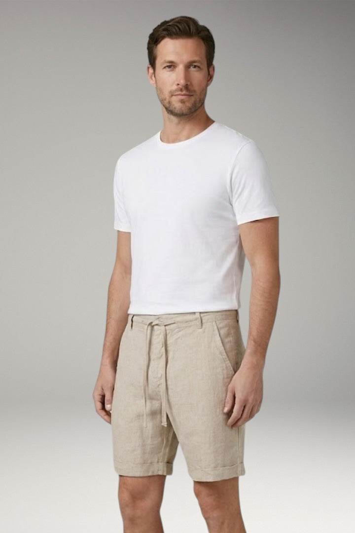 Men's Casual Shorts with Drawstring Waist and Side Pockets