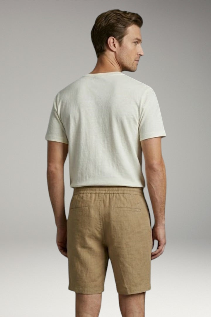 Men's Casual Shorts with Elastic Waistband and Pockets