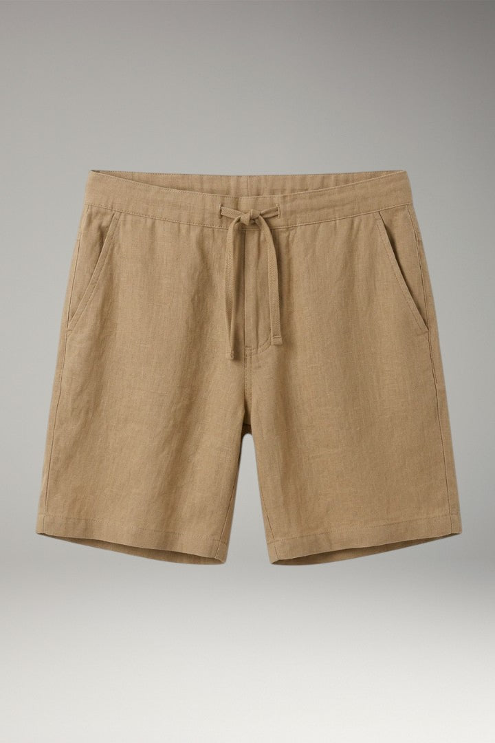 Men's Casual Shorts with Elastic Waistband and Pockets
