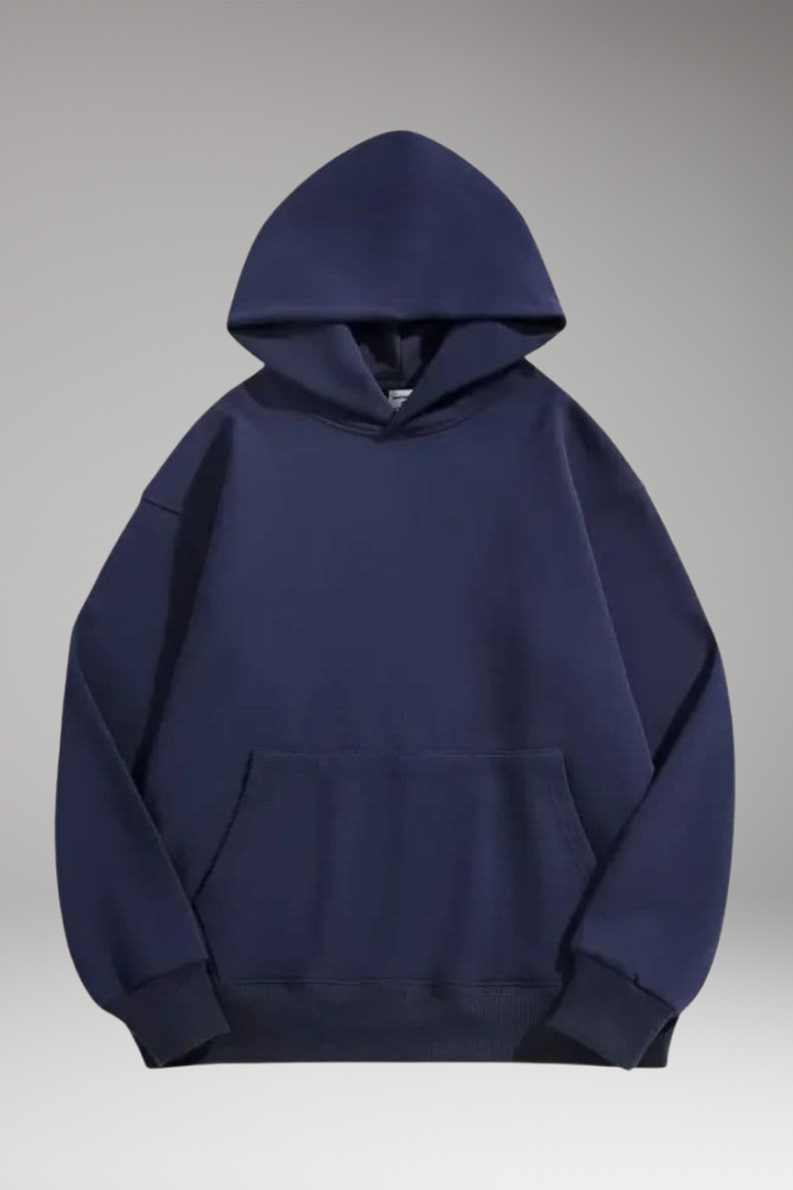 Men's Hoodie with Adjustable Hood and Kangaroo Pocket