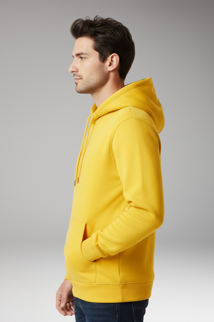 Men's Hoodie with Adjustable Hood and Kangaroo Pocket