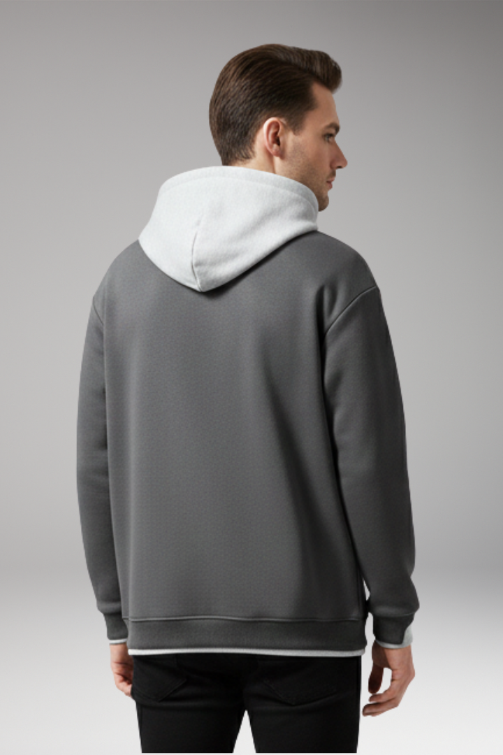Men's Hoodie with Drawstring Hood and Kangaroo Pocket