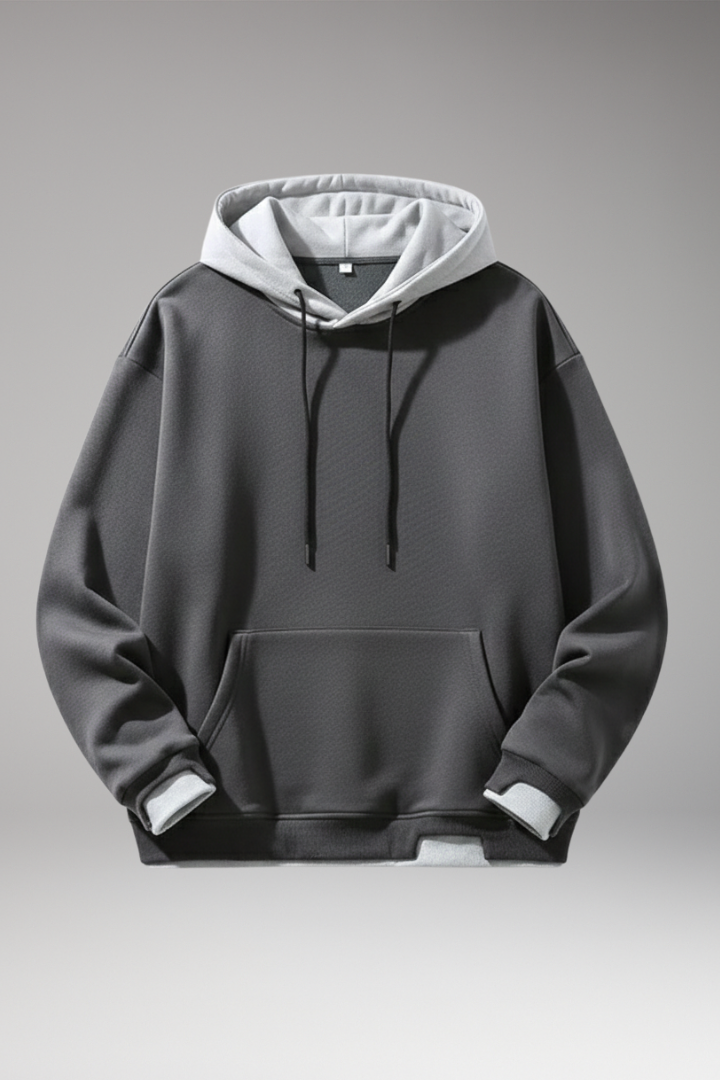 Men's Hoodie with Drawstring Hood and Kangaroo Pocket