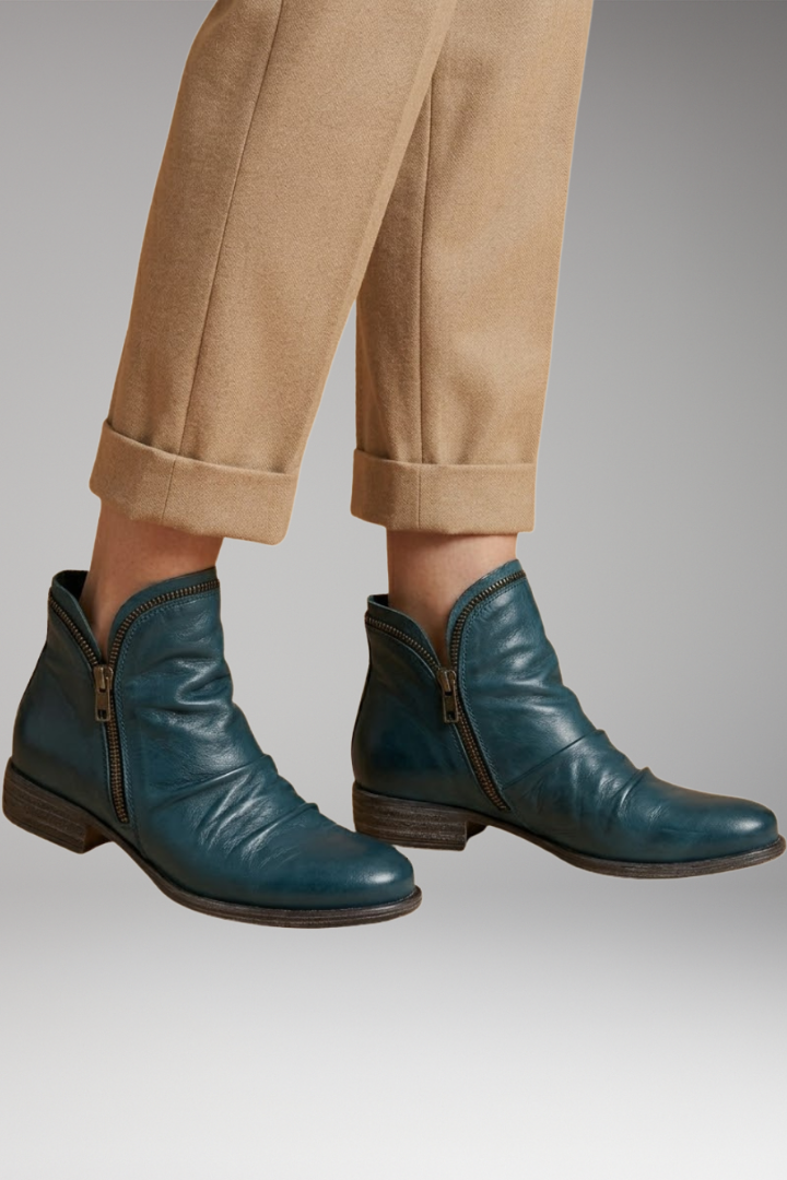 Men's Orthopedic Boots with Cushioned Linings and Structured Soles