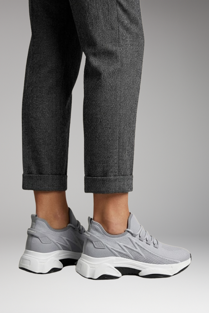 Men's Orthopedic Shoes with Height Boost and Cushioned Insole