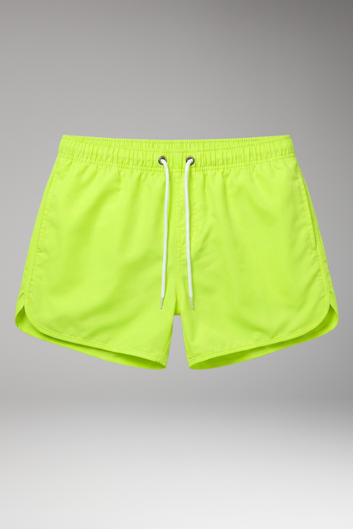 Men's Swim Trunks with Modern Design and Elastic Waistband