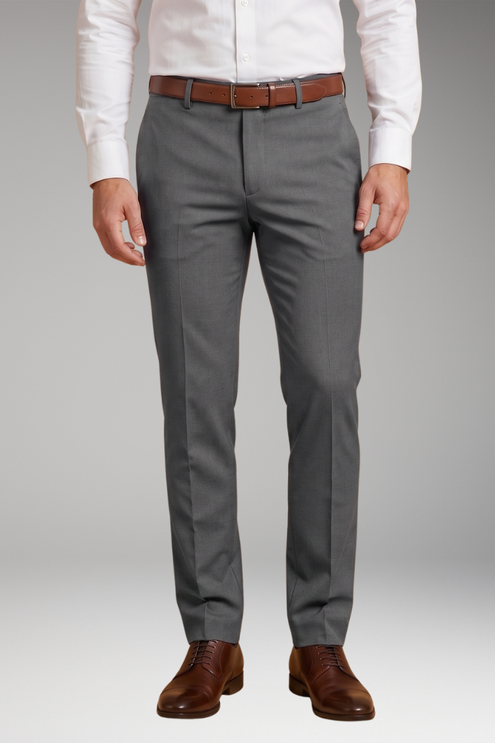 Men's Trousers with Fitted Cut and Stretch