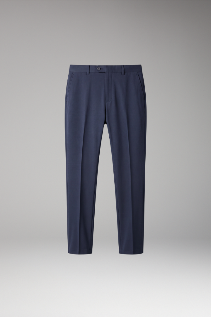 Men's Trousers with Fitted Cut and Stretch