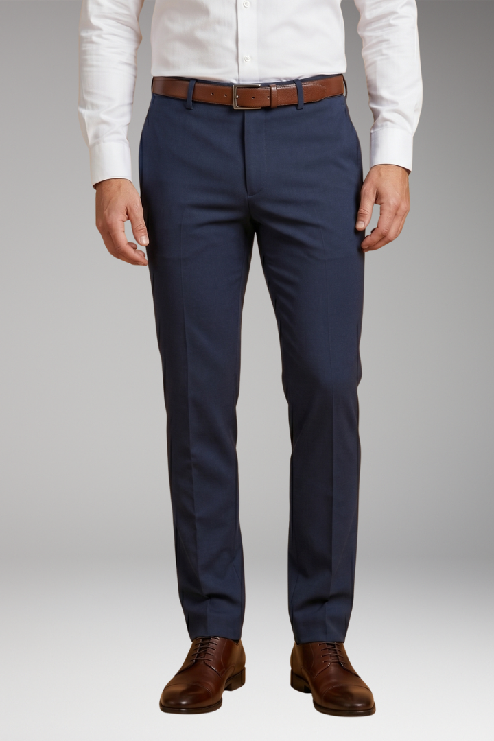 Men's Trousers with Fitted Cut and Stretch