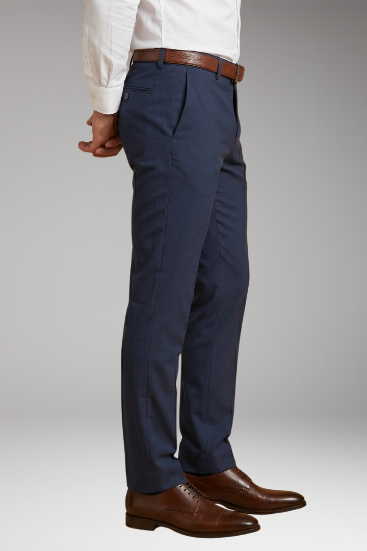 Men's Trousers with Fitted Cut and Stretch