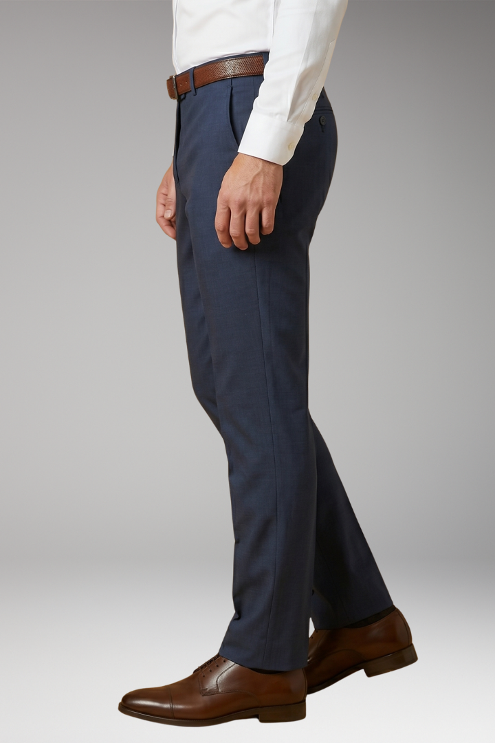Men's Trousers with Fitted Cut and Stretch