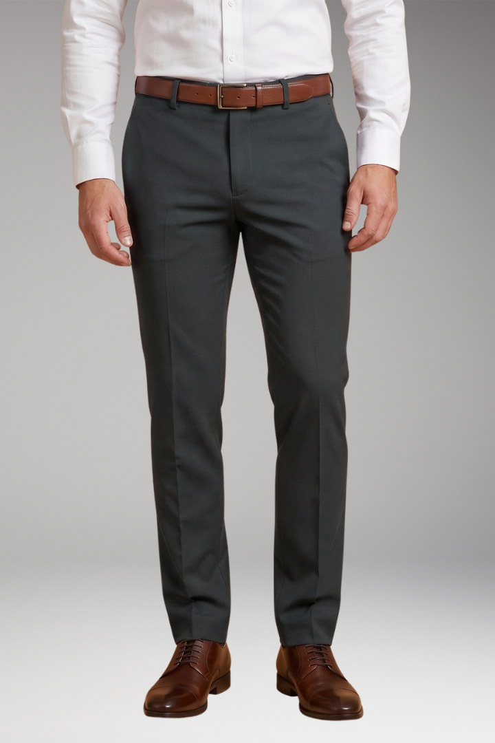 Men's Trousers with Fitted Cut and Stretch