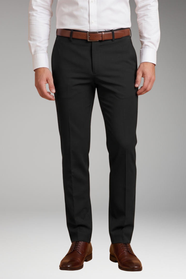 Men's Trousers with Fitted Cut and Stretch