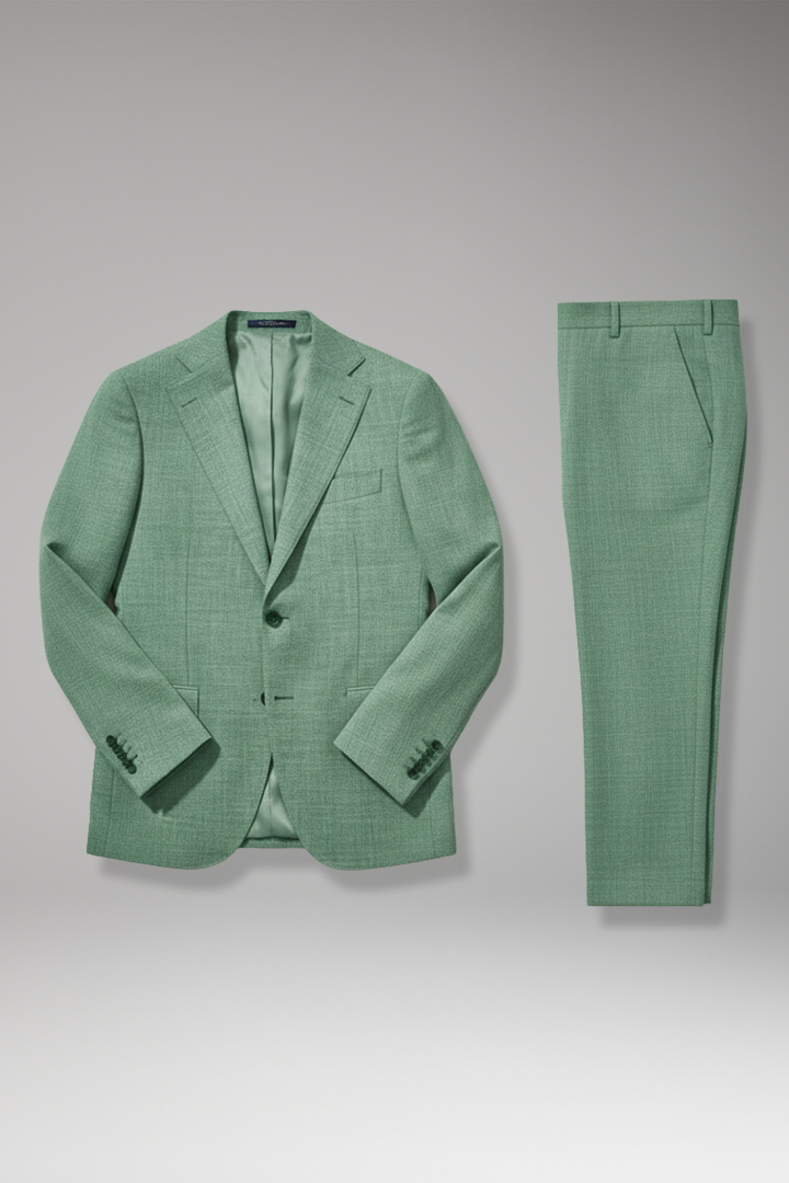 Men's Two-Piece Suit with Jacket and Trousers
