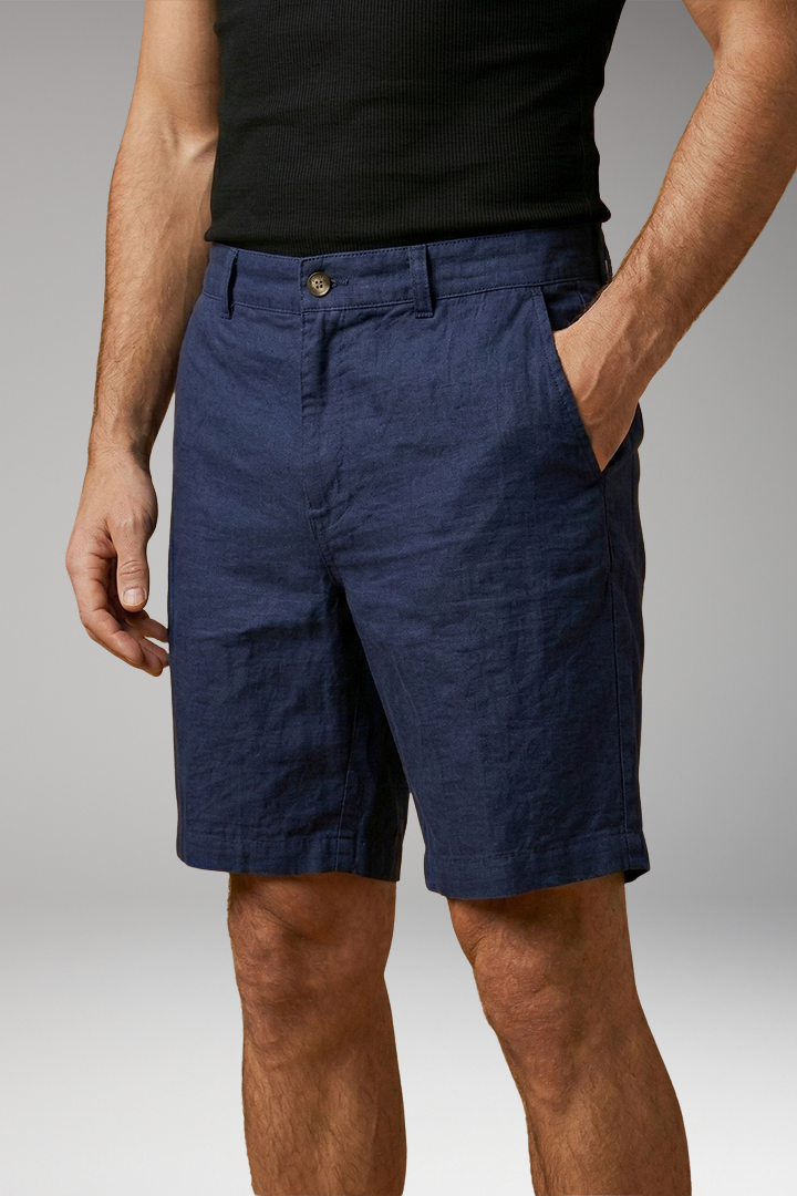 Men's casual shorts button closure for Everyday Wear