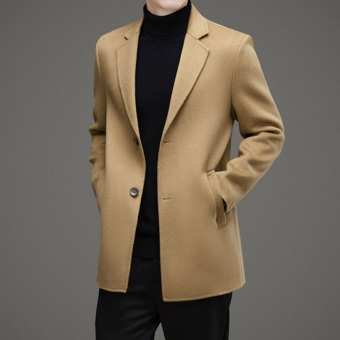 Men's Notch Lapel Single-Breasted Blazer Coat