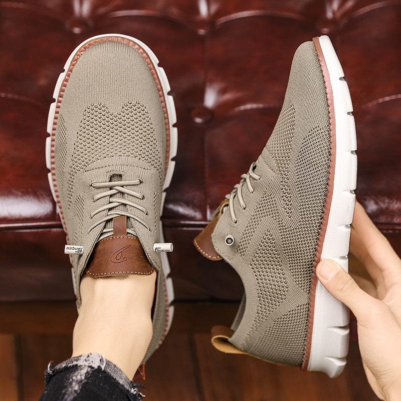 Men's Orthopedic Shoes with Cushioned Insole and Flexible Sole