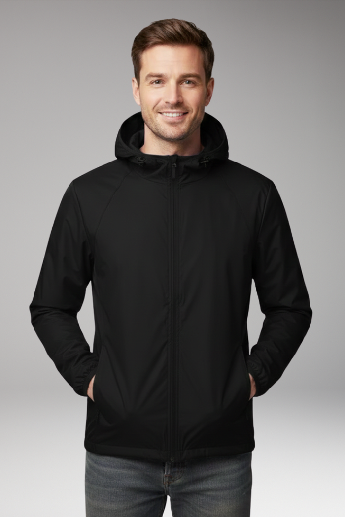 Unisex Outdoor Jacket with Water-Repellent and All-Weather Features
