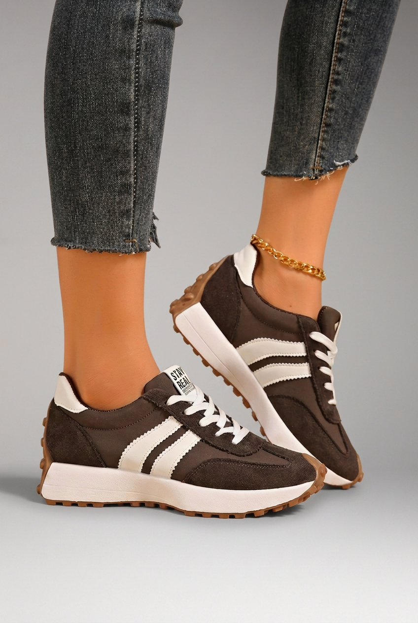 Women's Orthopedic Sneakers with Arch Support and Padded Uppers