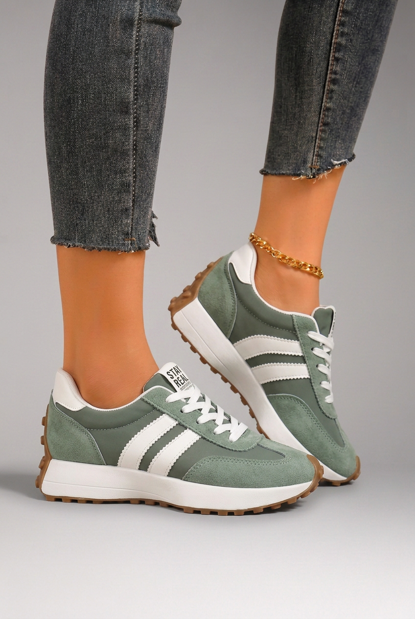 Women's Orthopedic Sneakers with Arch Support and Padded Uppers