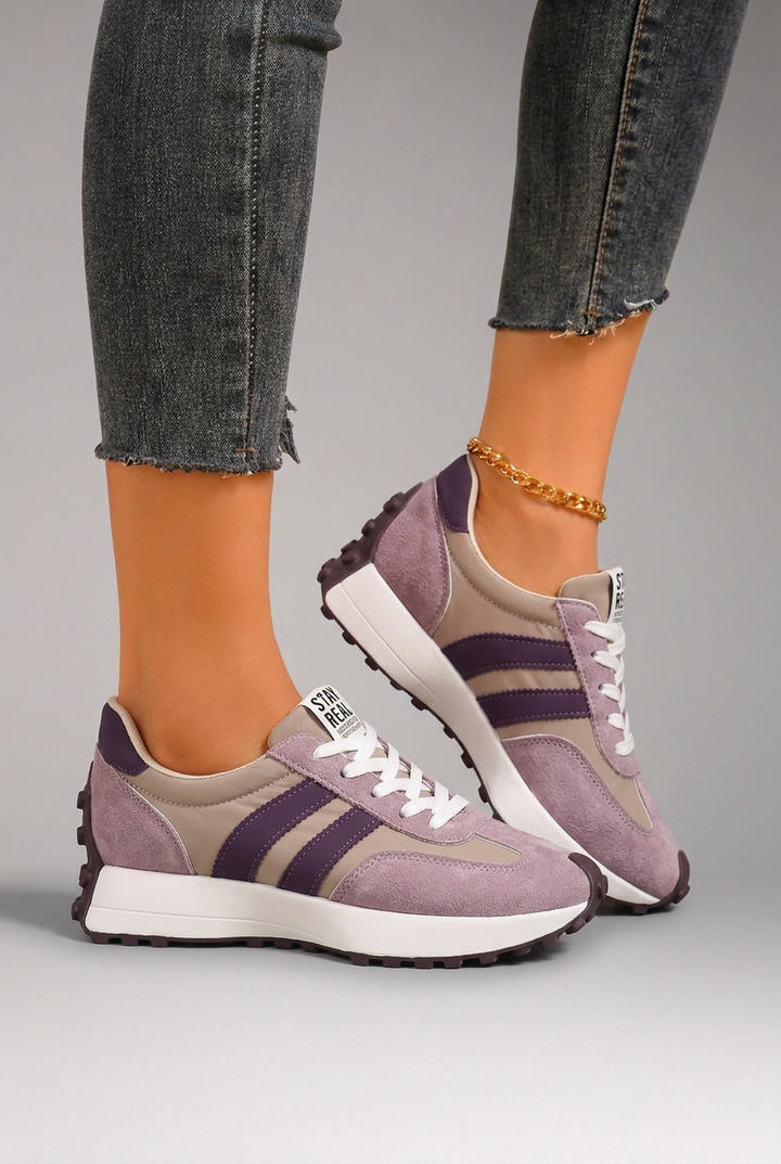 Women's Orthopedic Sneakers with Arch Support and Padded Uppers