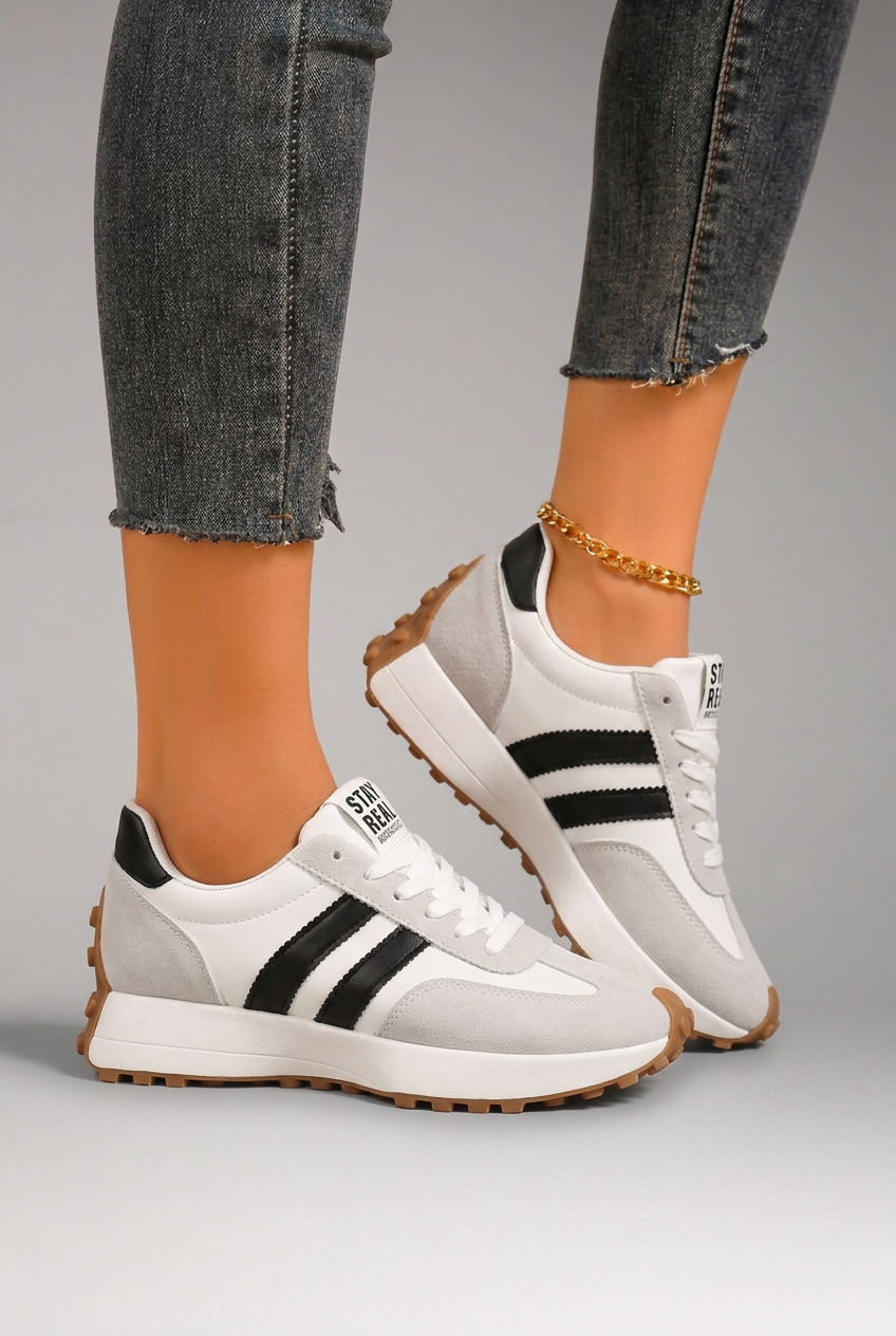 Women's Orthopedic Sneakers with Arch Support and Padded Uppers