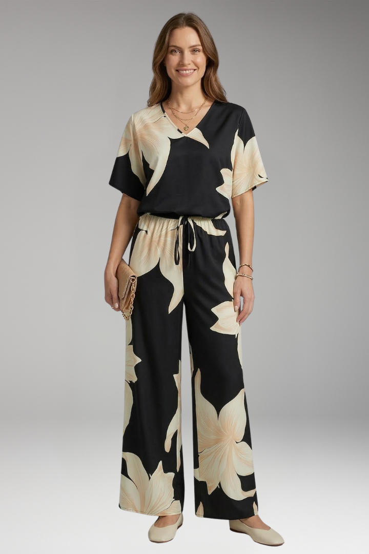 Women's 2-Piece Set with Wide Leg for Summer
