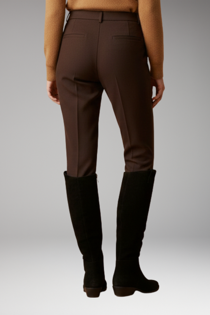Women's Knee-High Boots with Side Zipper and Block Heel