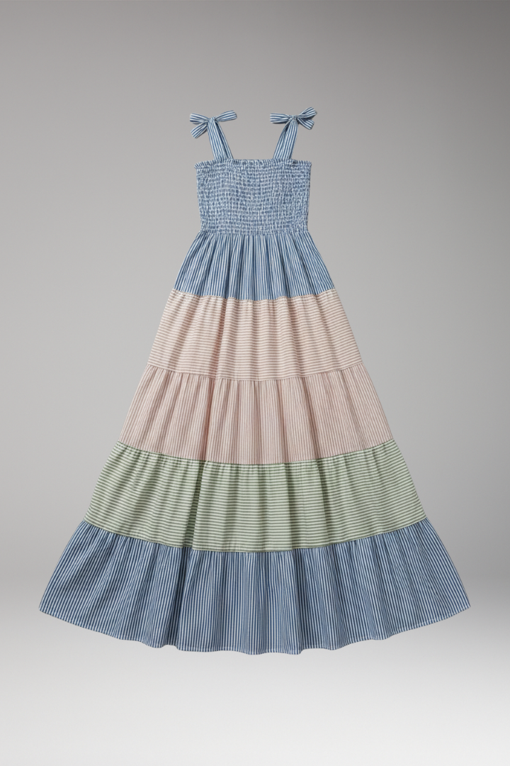 Women's Bohemian Maxi Dress with Flowing Design and Unique Cut