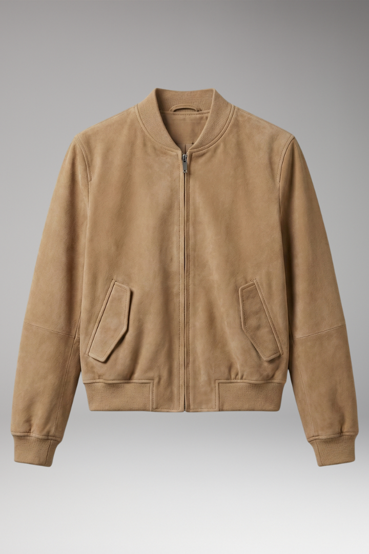 Women's Bomber Jacket with Pockets and Sturdy Design
