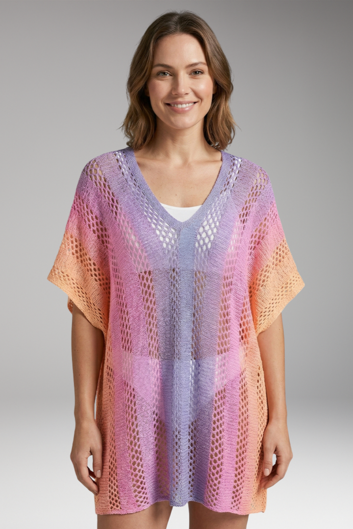 Women's Cover'Up with Crochet and V'Neck
