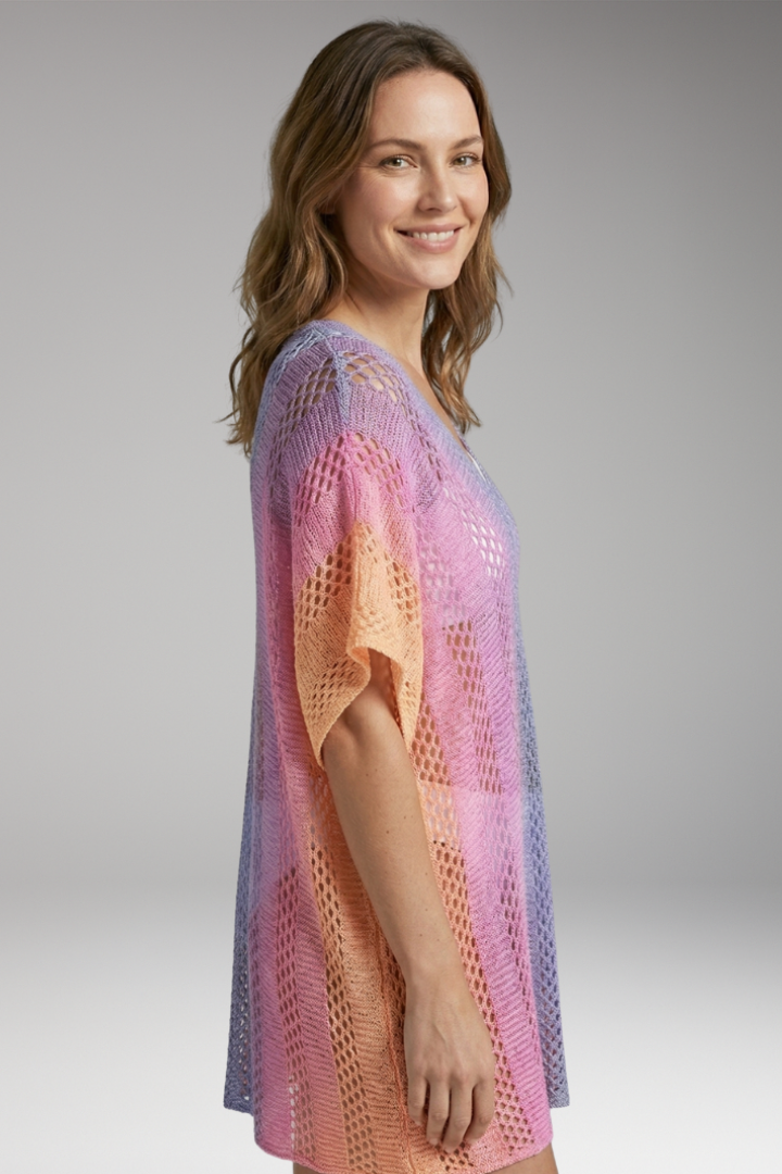 Women's Cover'Up with Crochet and V'Neck