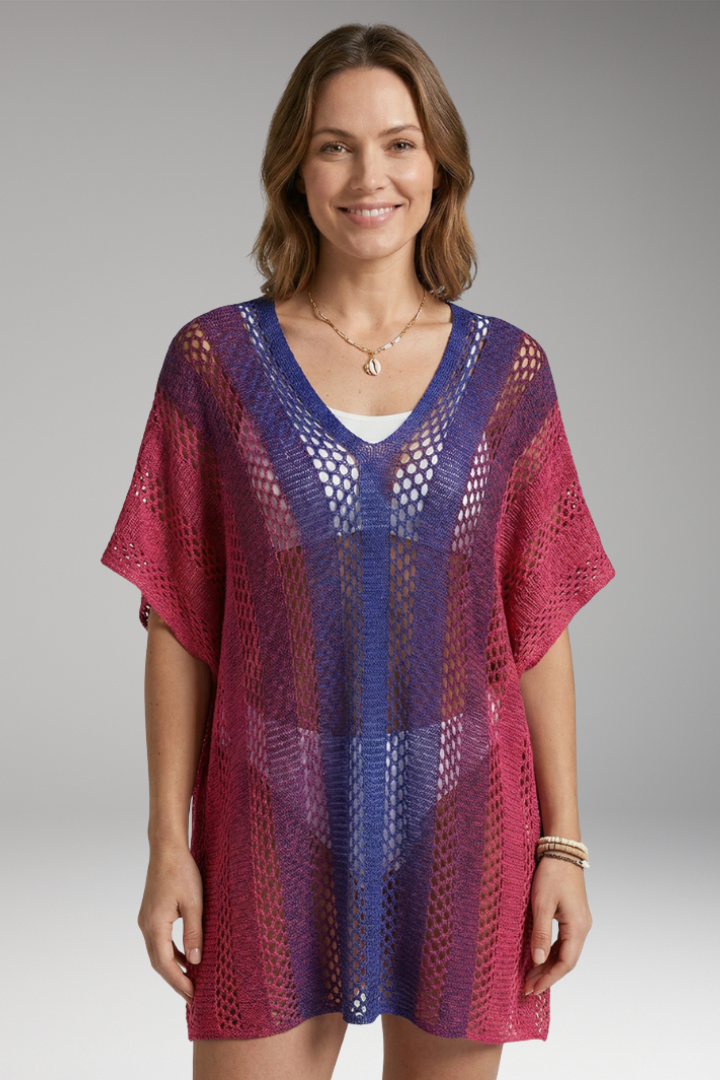 Women's Cover'Up with Crochet and V'Neck